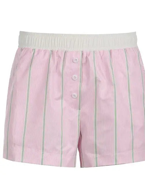 Striped boxer shorts