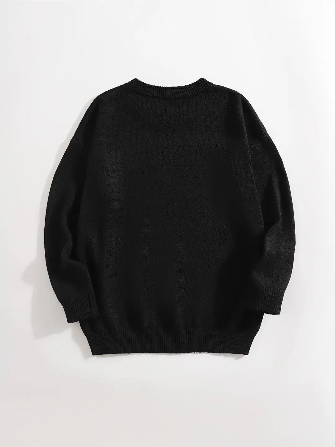 Skull & Crossbones Graphic Knit Sweater