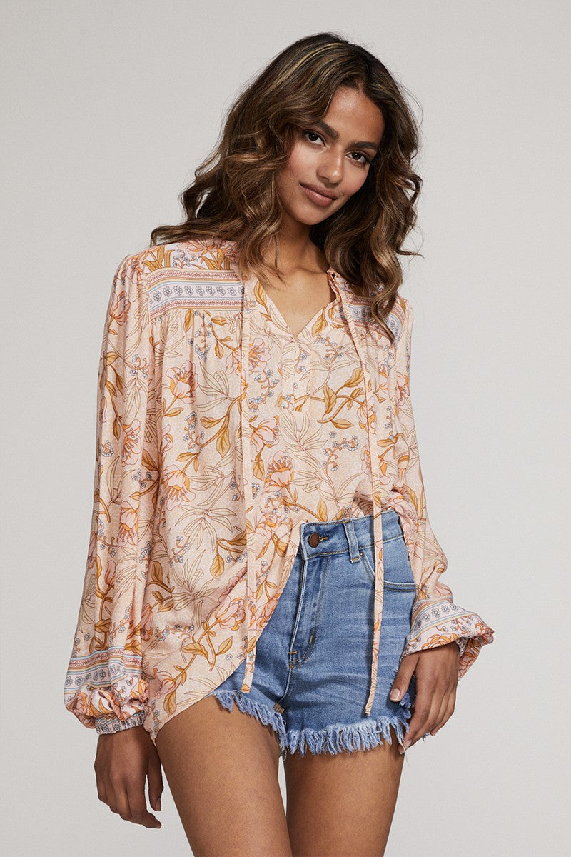 Floral print tunic