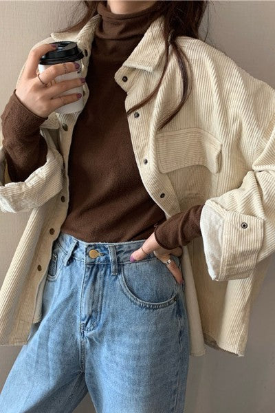 Ribbed corduroy jacket