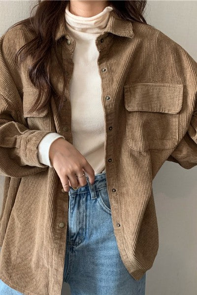 Ribbed corduroy jacket