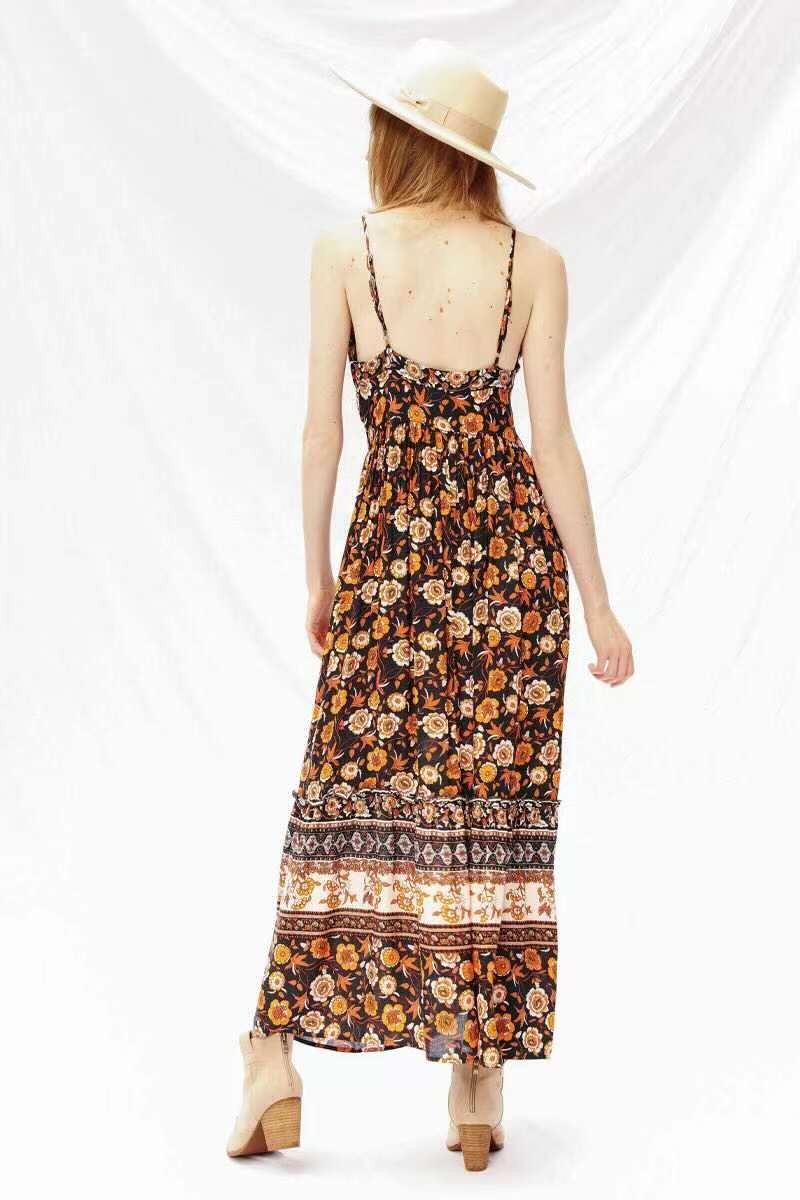 Floral maxi dress