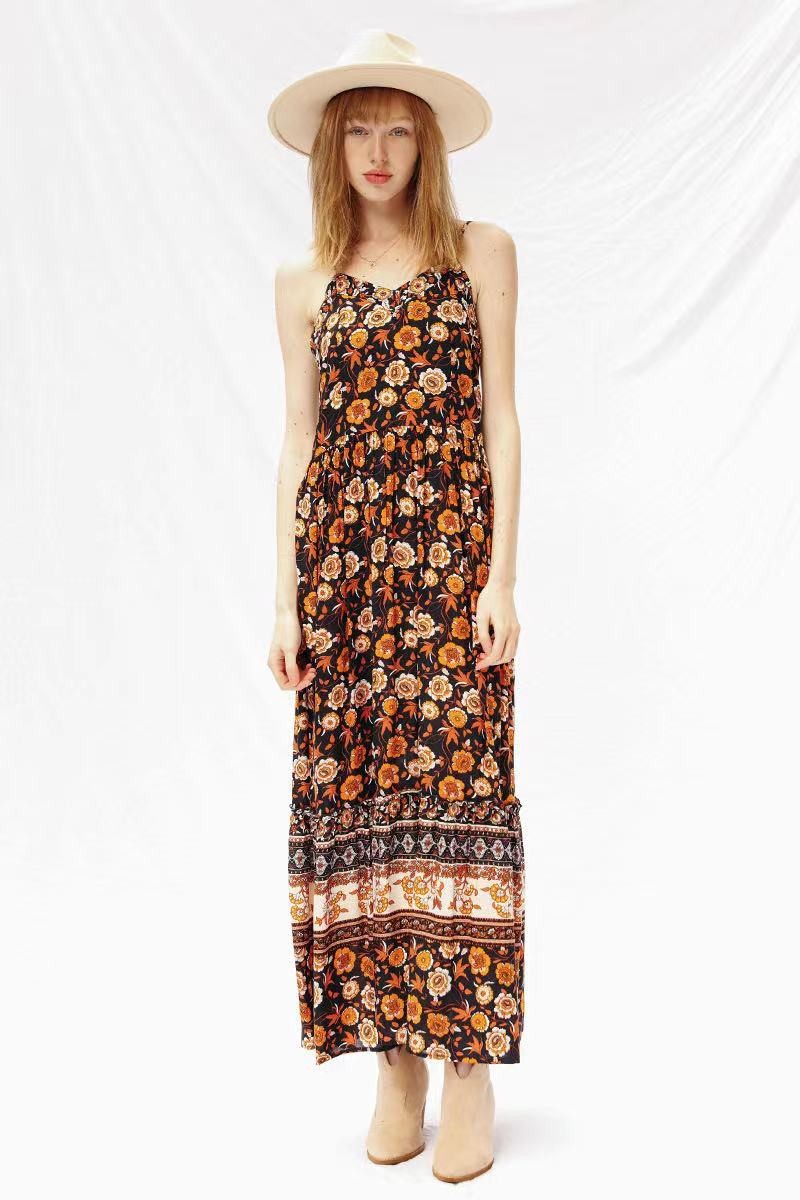 Floral maxi dress