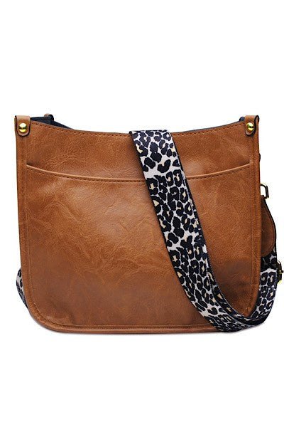 Leopard Strap Crossbody Purse