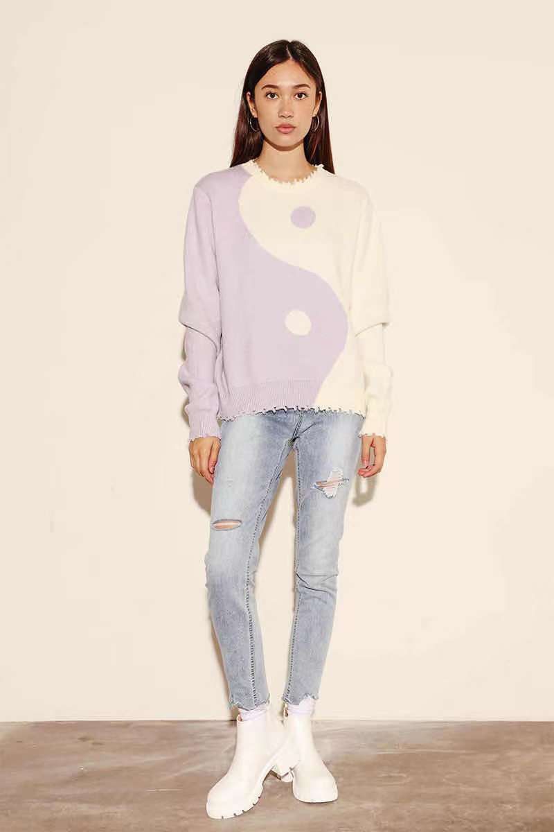 Yin yang sweater