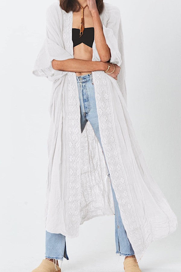 Lace duster