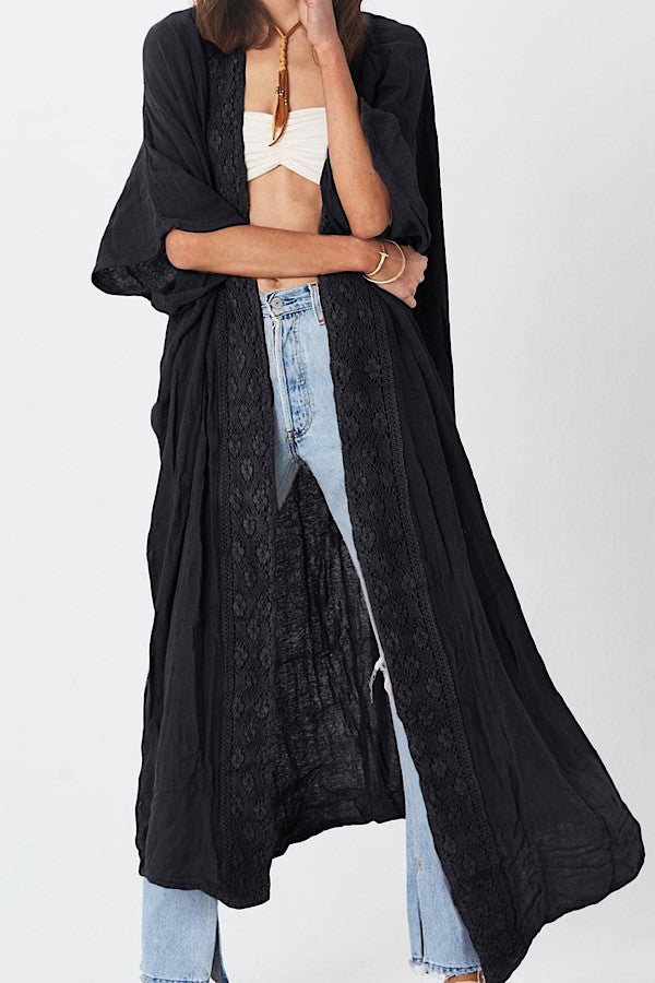 Lace duster