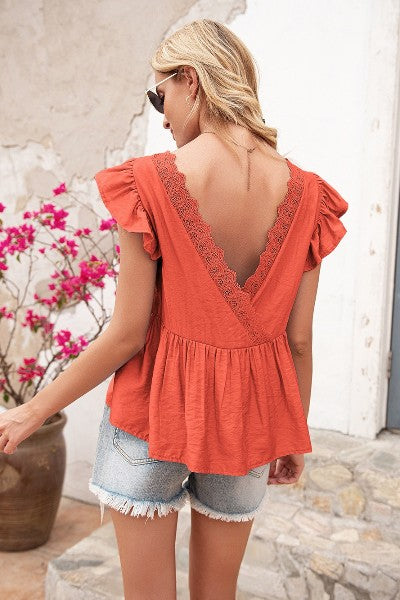 Sleeveless Babydoll Top