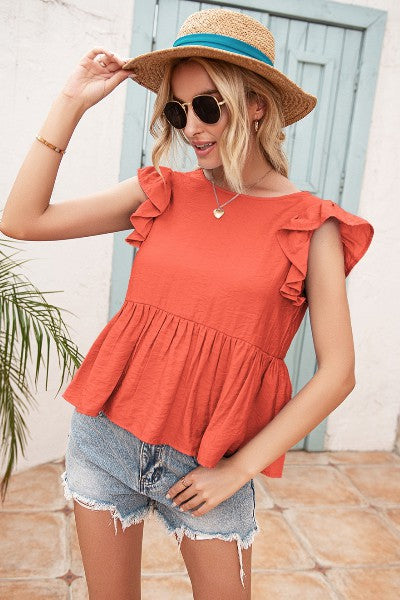 Sleeveless Babydoll Top