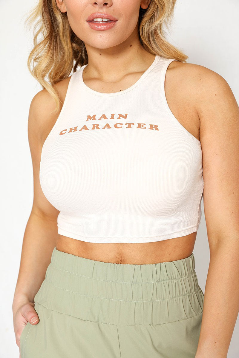 Main Character Crop Tank