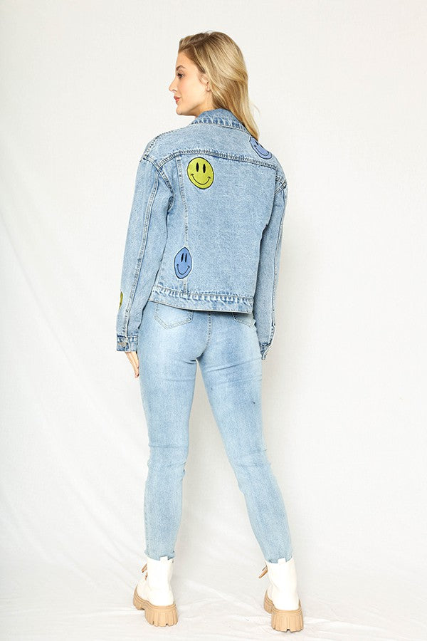 Smiley Denim Jacket