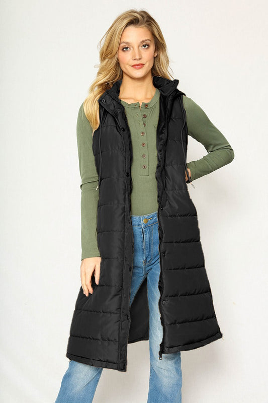 Long Puffer Vest