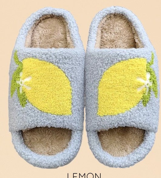 Open toe novelty slippers