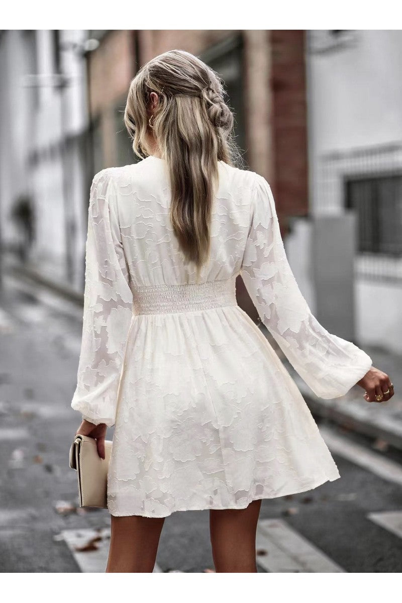 Long sleeve lace dress