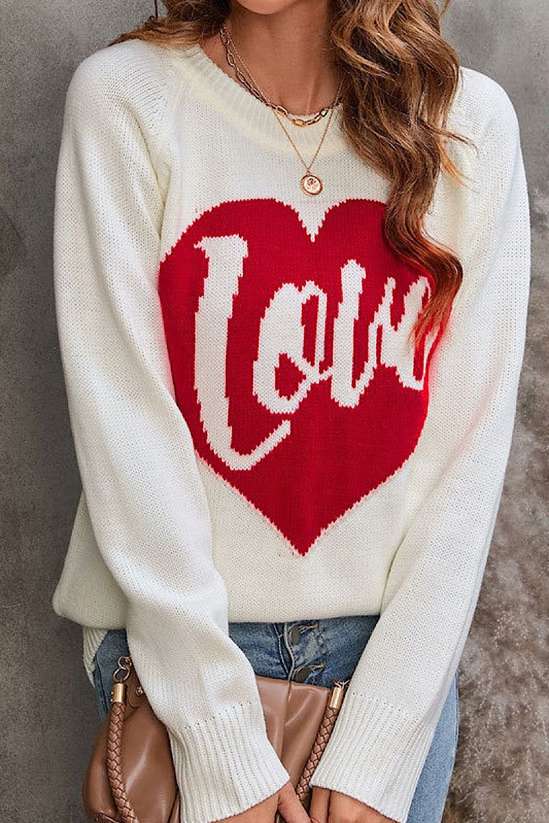 Heart sweater