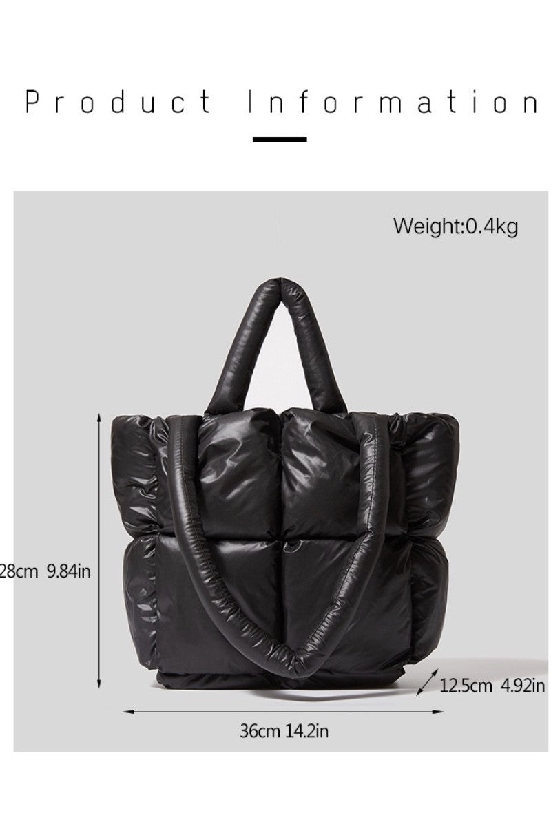 Puffer handbag