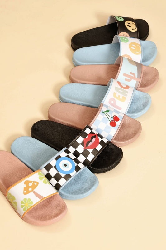 Novelty printed slides