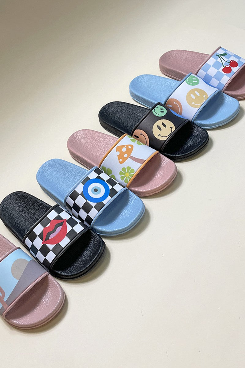 Novelty printed slides