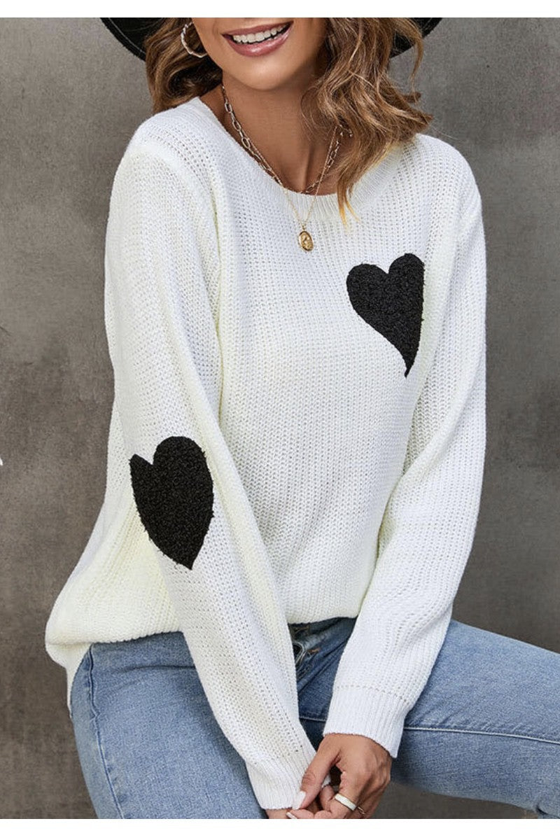 Heart sweater