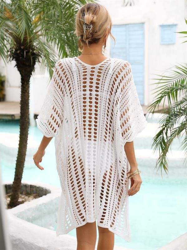 Open knit cover up