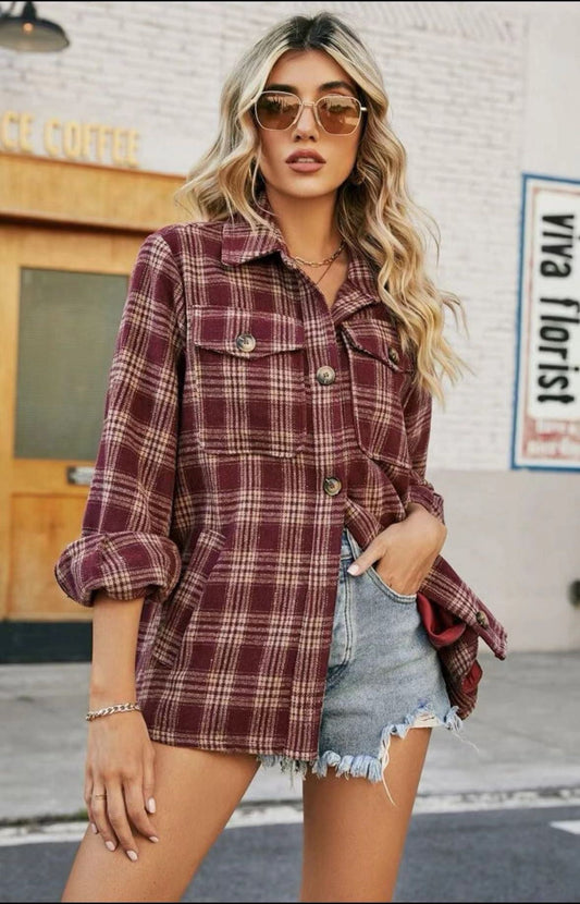 Plaid jacket