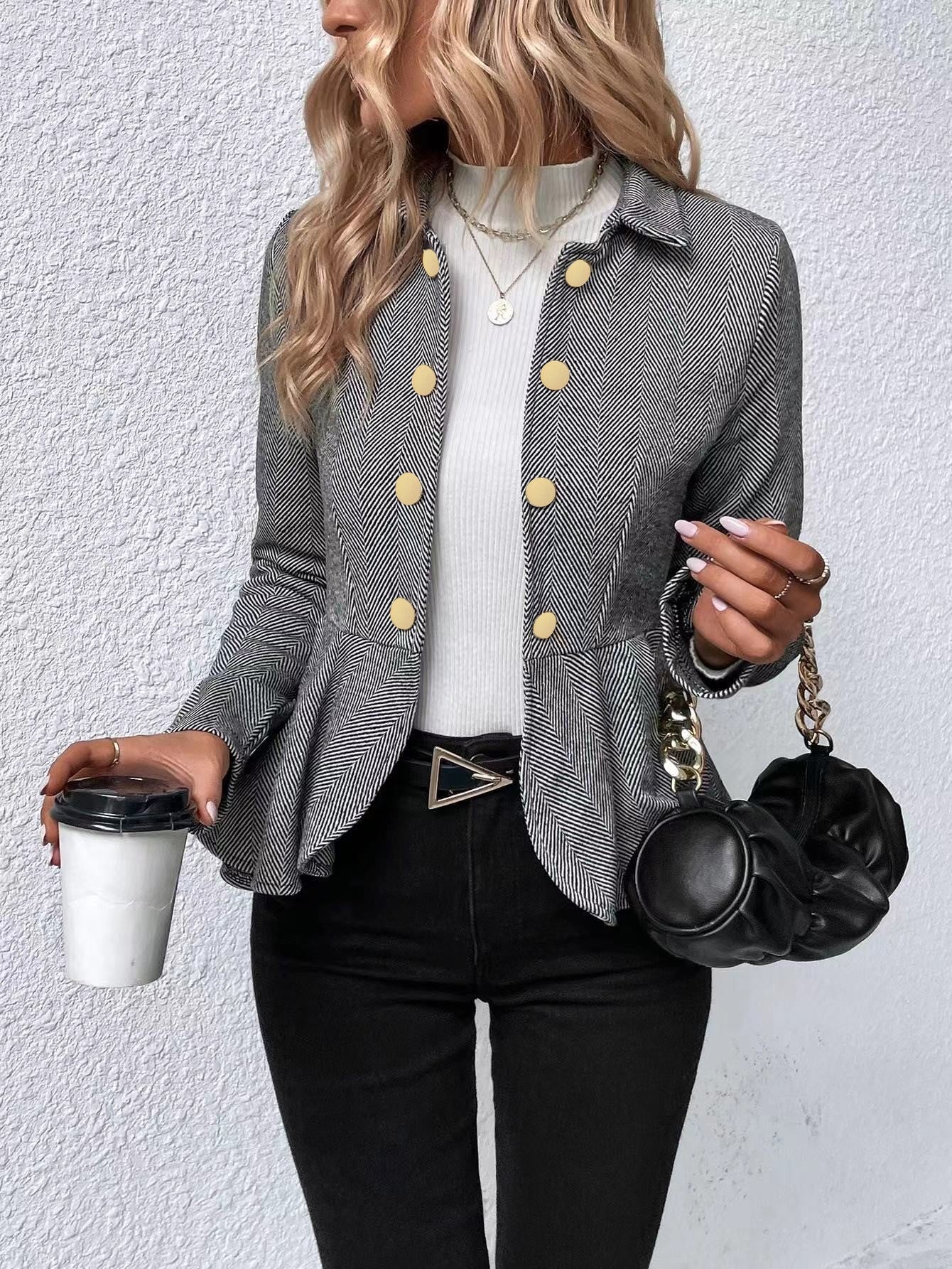 Peplum blazer