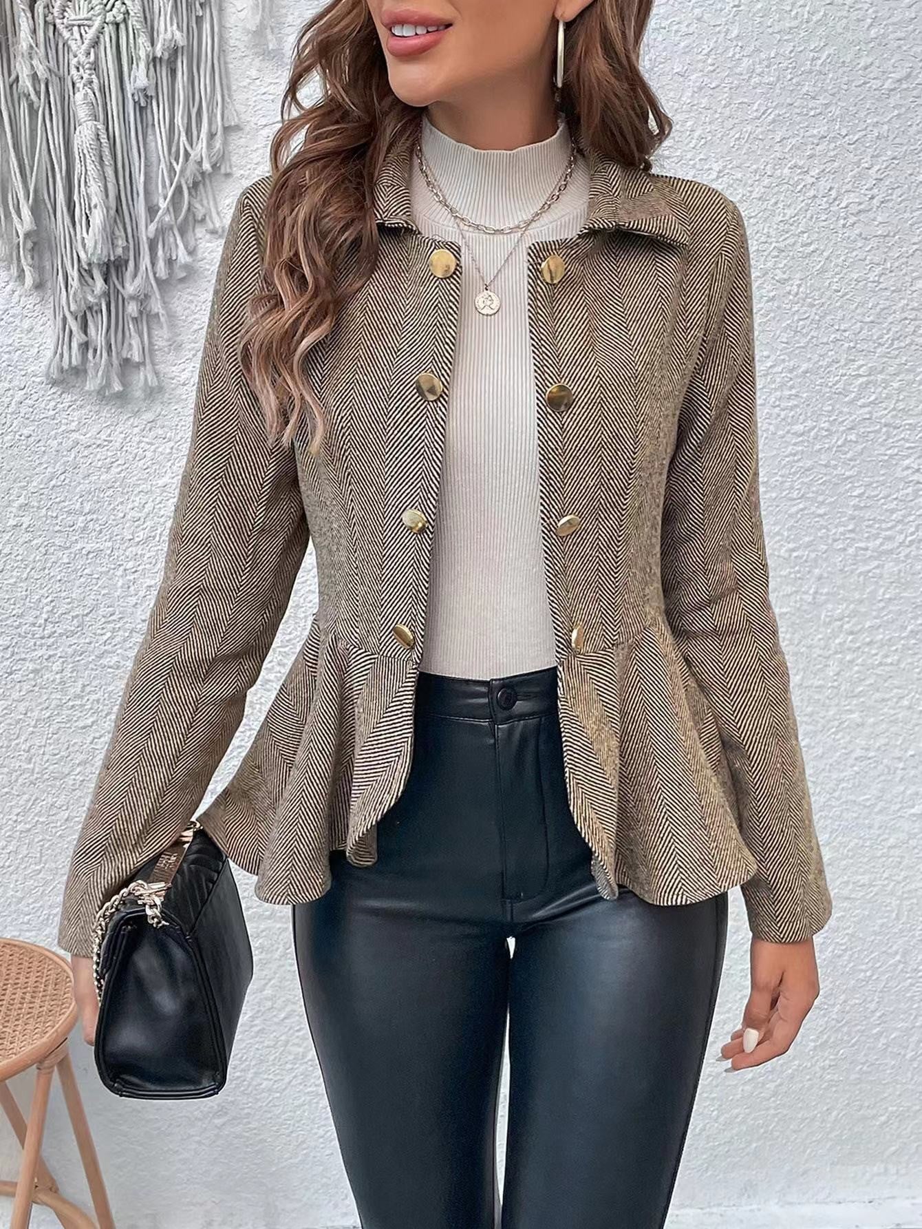 Peplum blazer