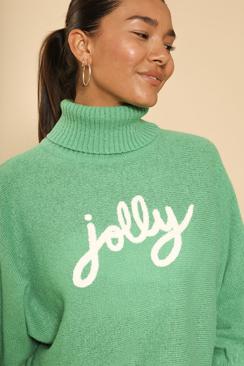 Turtle neck holiday sweater