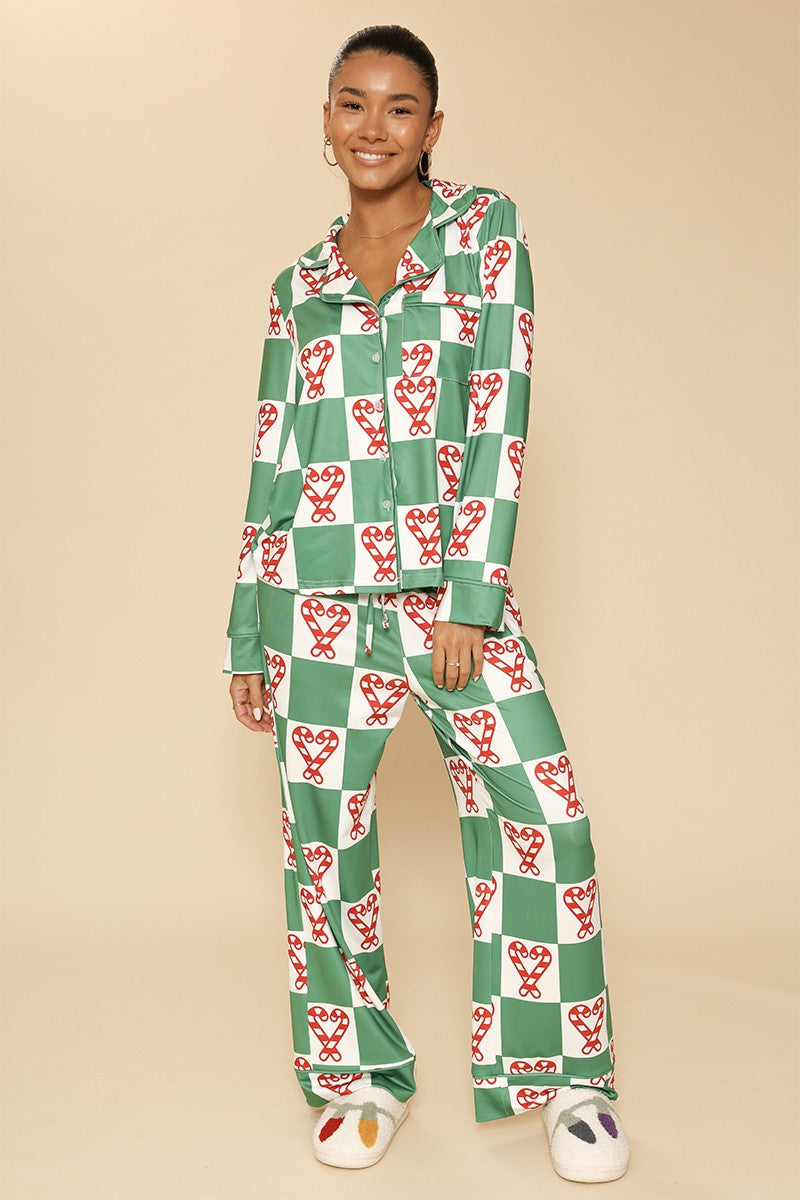 Holiday Christmas pajama set