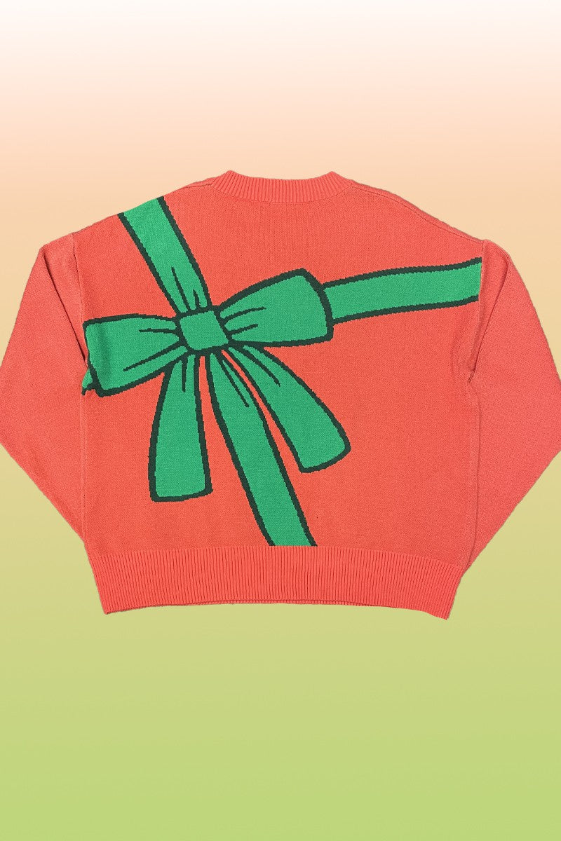 Gift wrap Christmas sweater