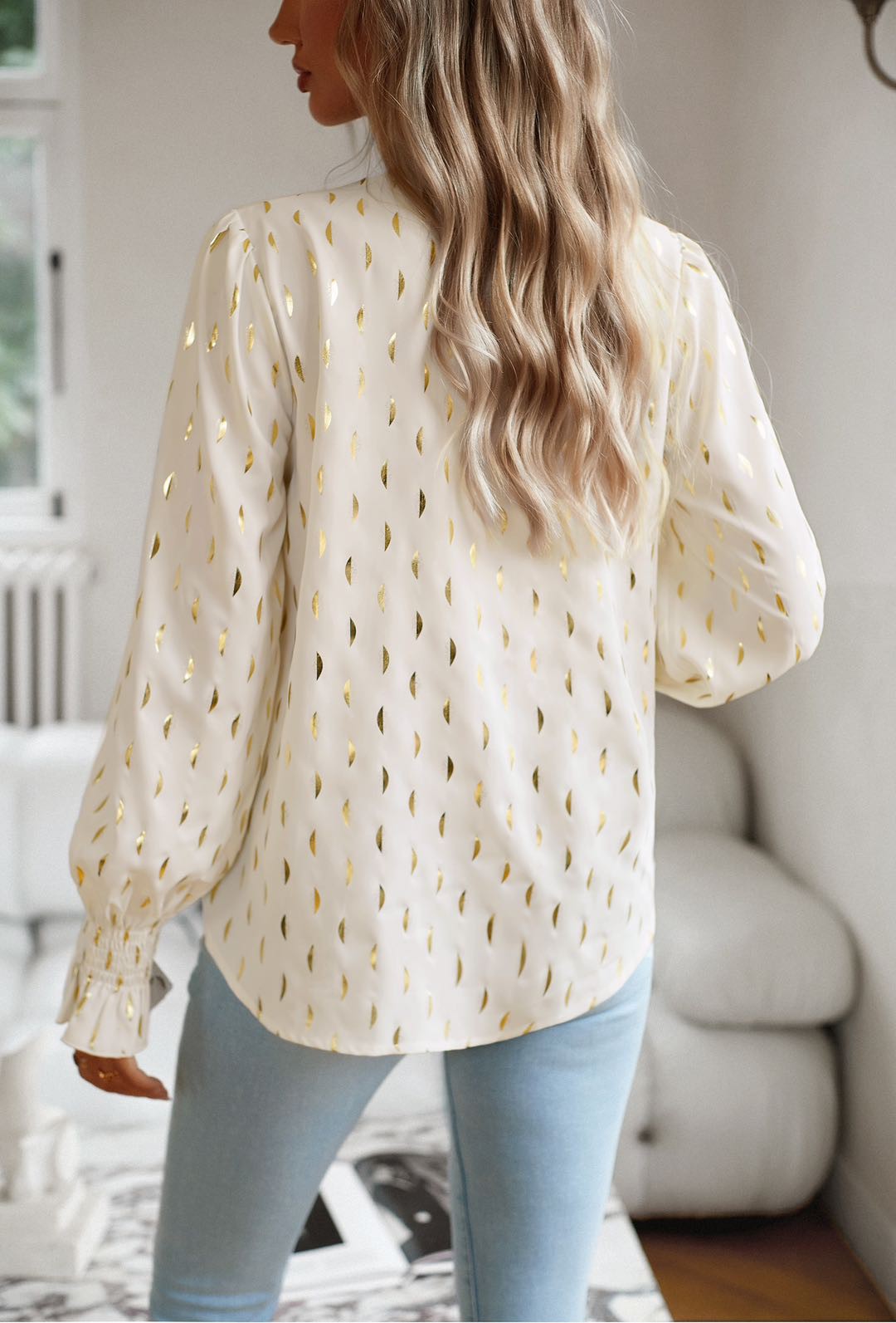 Long sleeve blouse