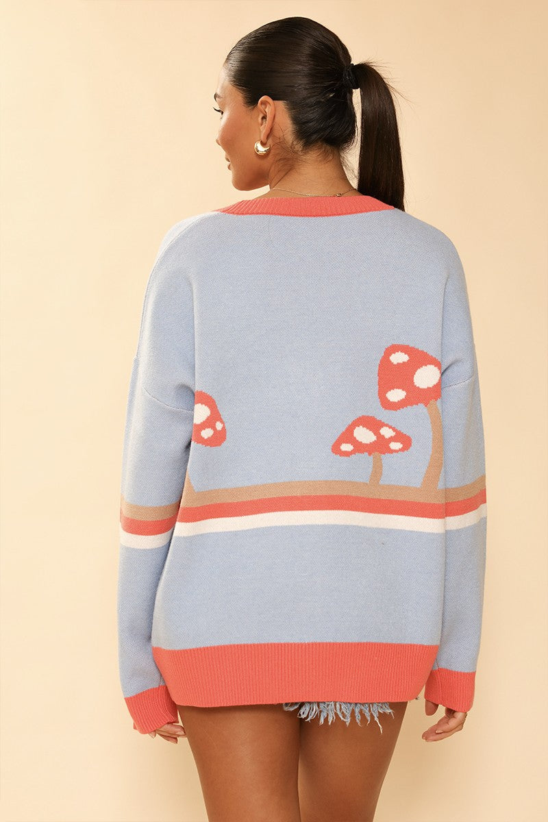 Mushroom cardigan