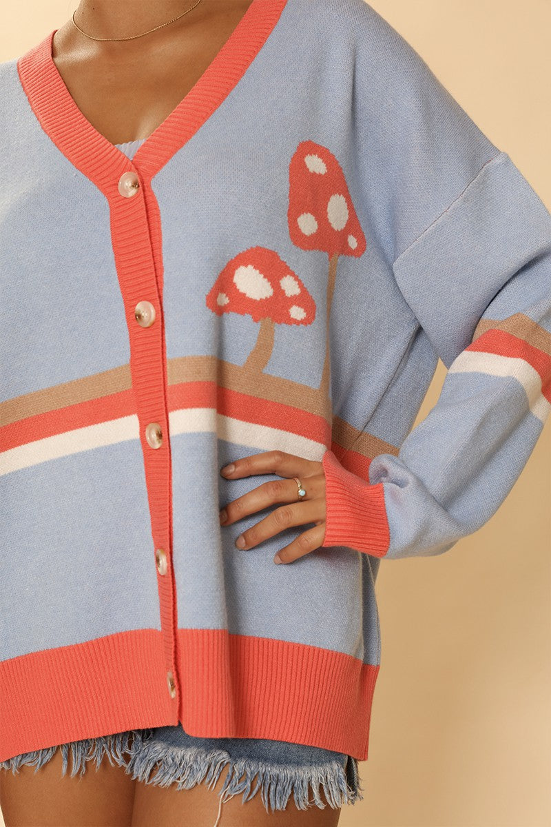 Mushroom cardigan