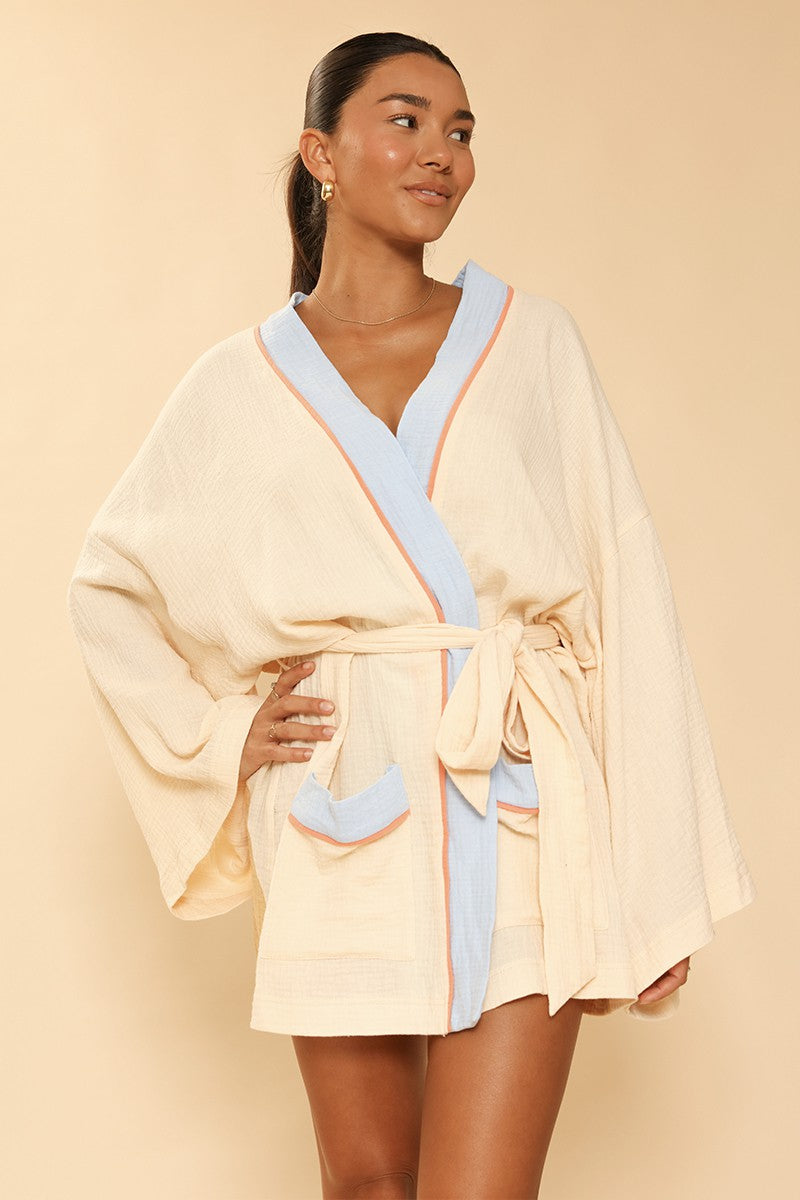 Sunburst kimono