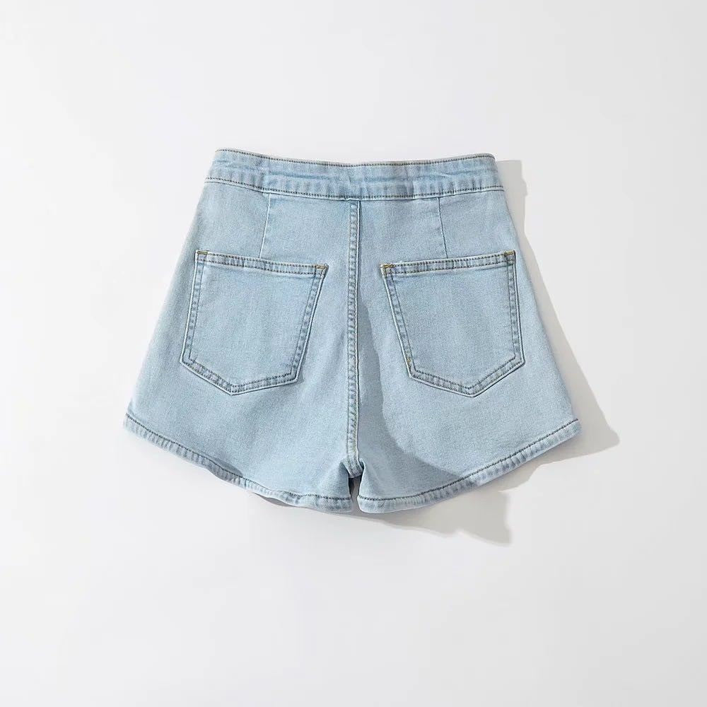 High Waist Denim Shorts