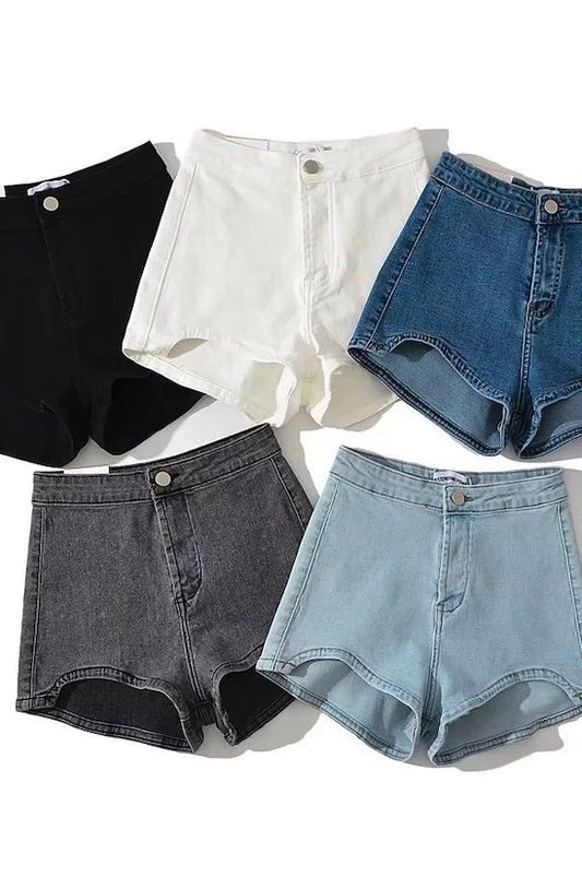 High Waist Denim Shorts