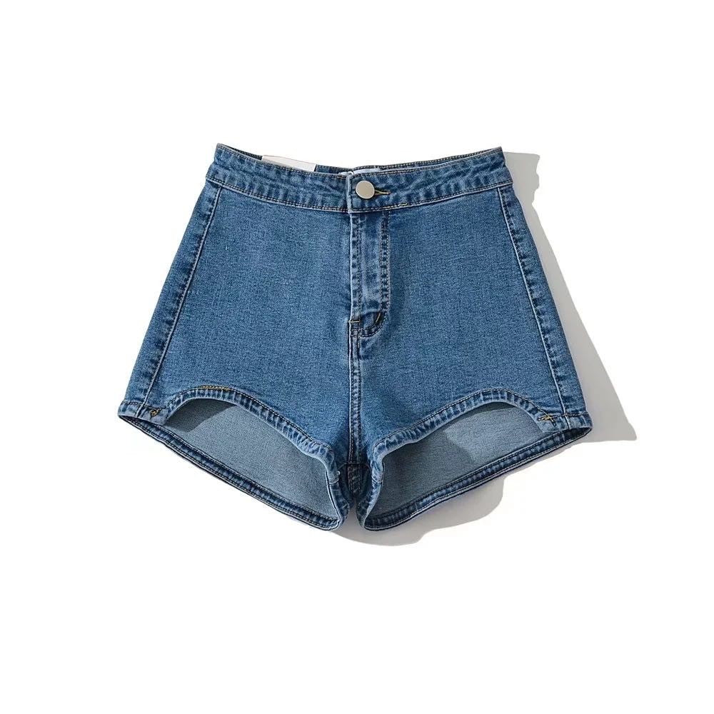 High Waist Denim Shorts