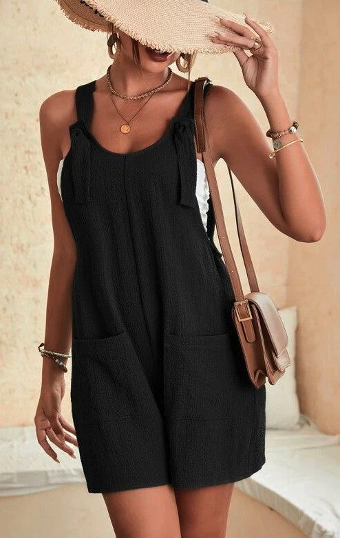 Solid color Romper