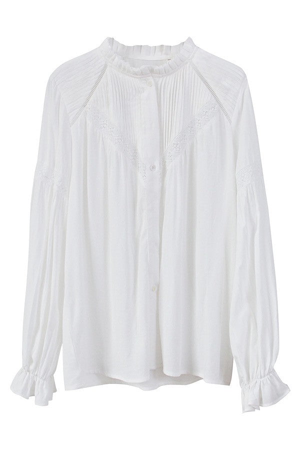 Puff Sleeves button top