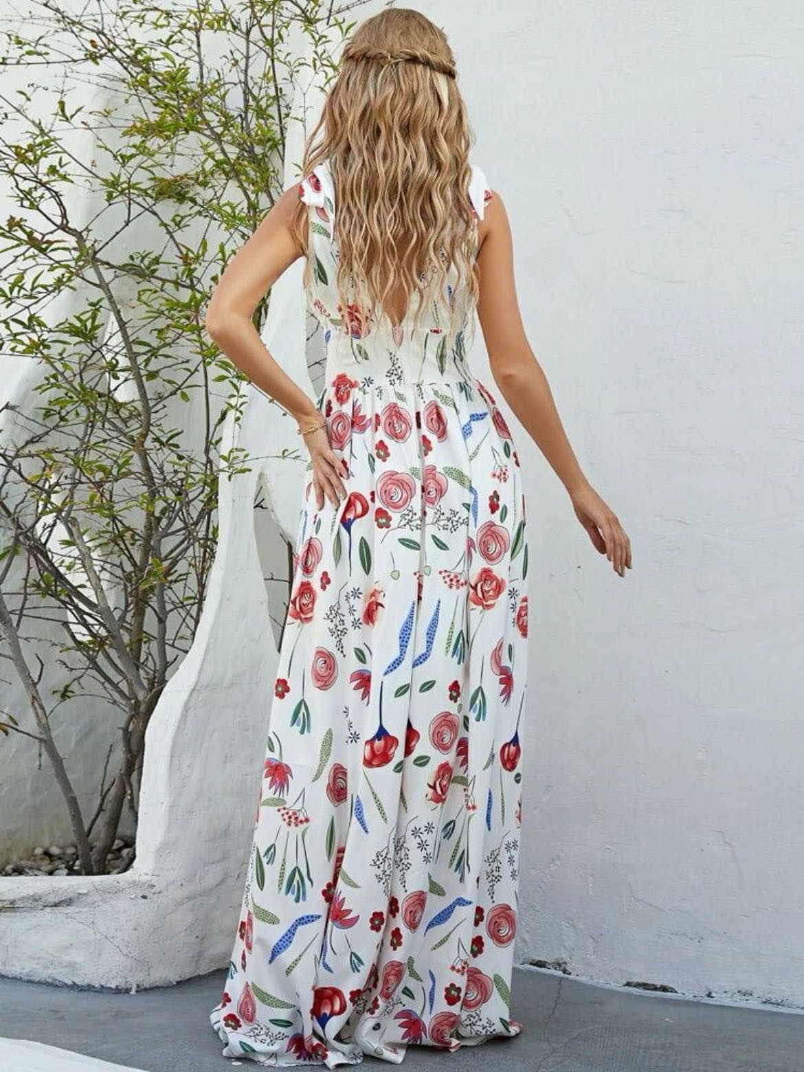 Floral maxi dress