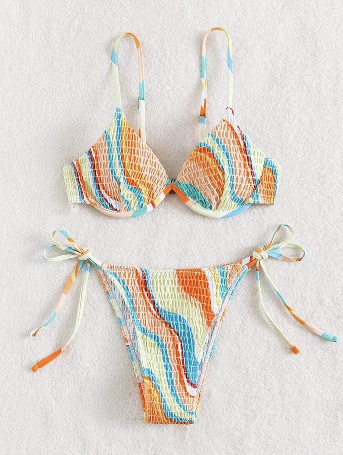 Two-piece swimsuit set