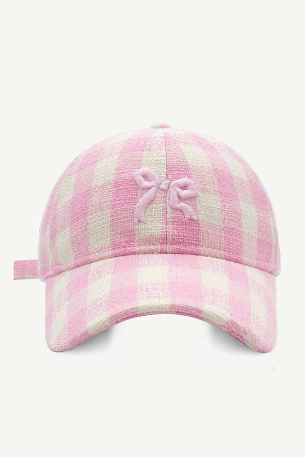 Bow baseball cap