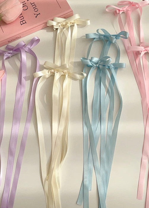 Long Ribbon hair bow