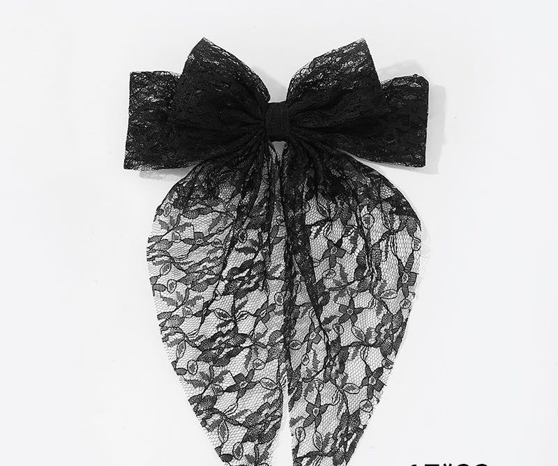 Lace hair bow