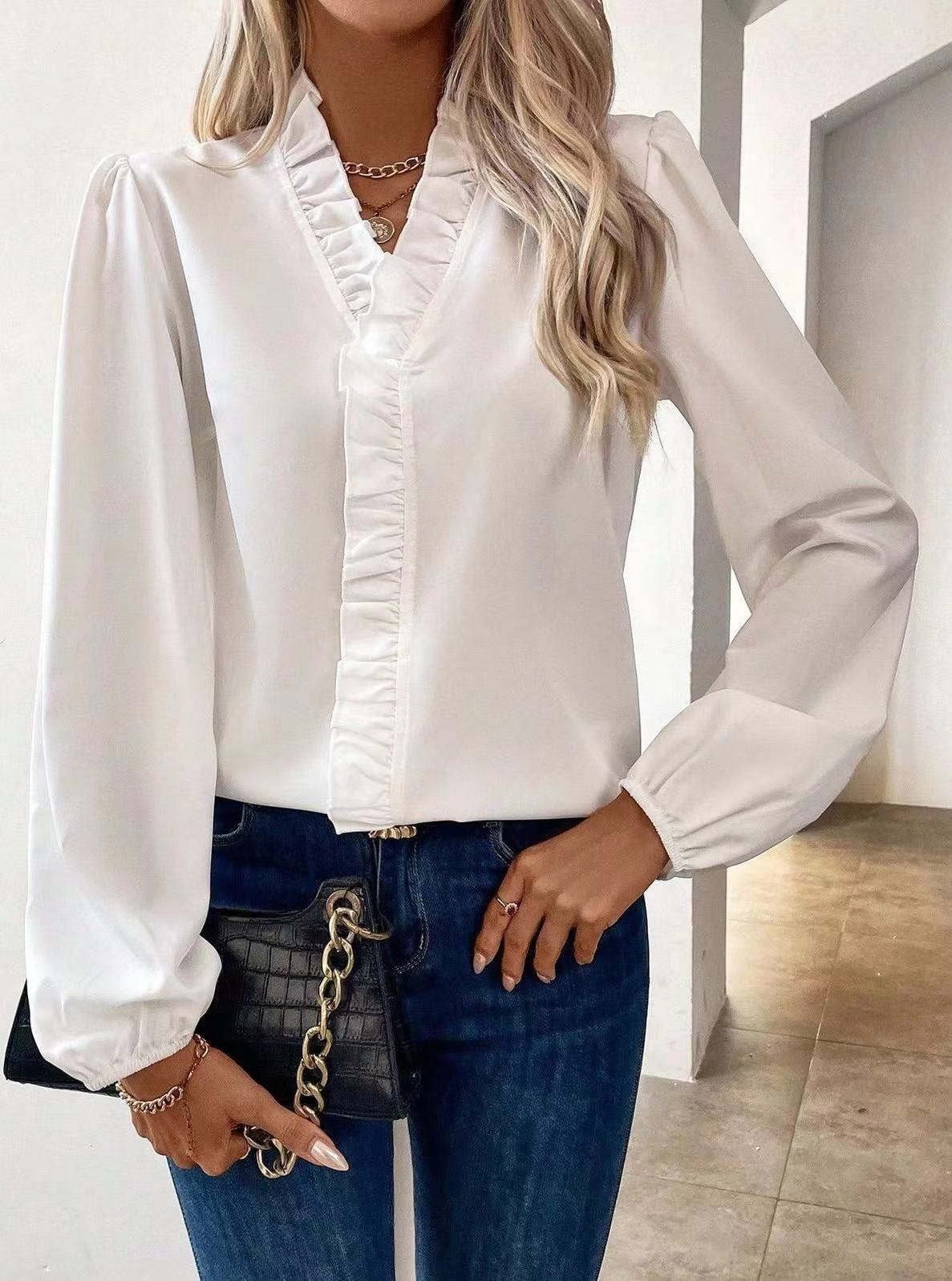 Long sleeve blouse