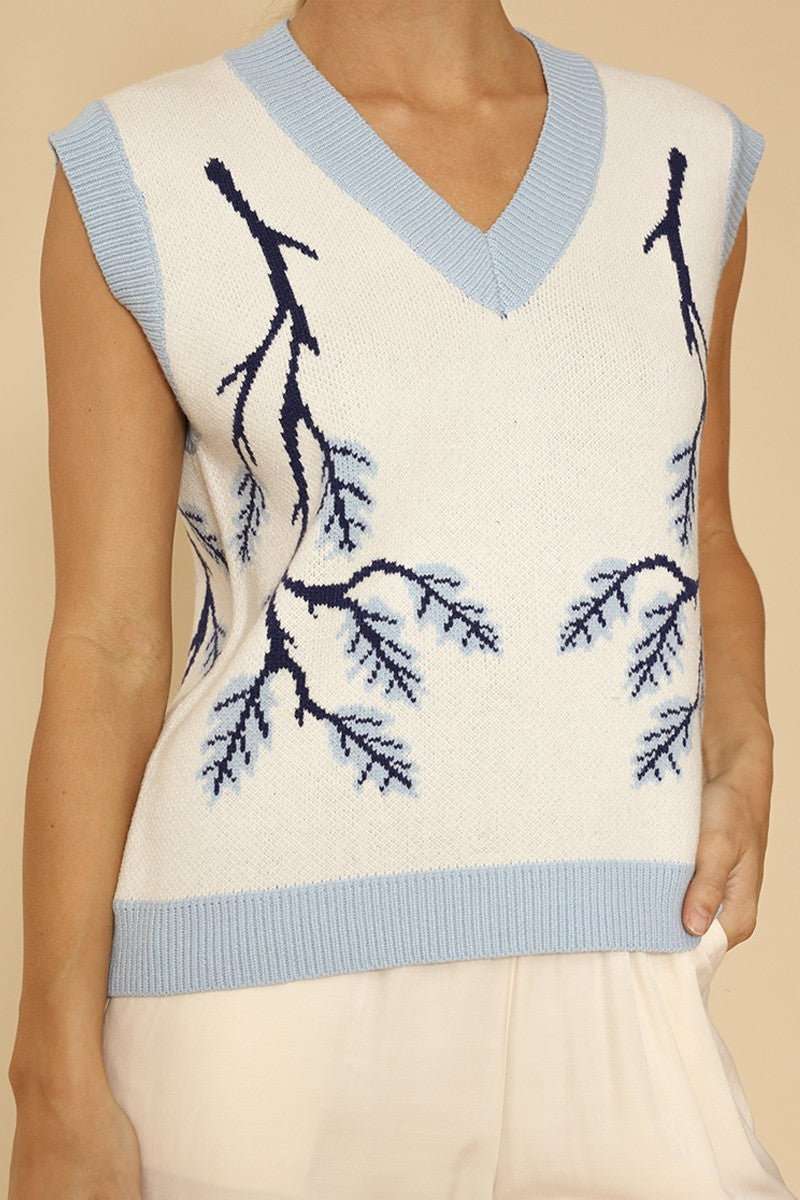 Branch sweater vest