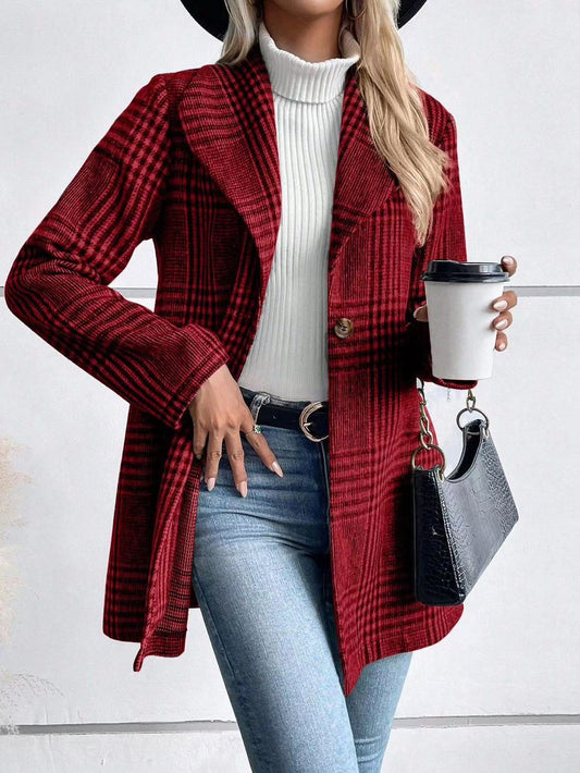 Plaid blazer