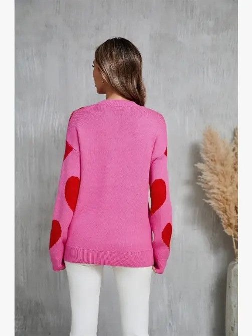 Heart Knit Sweater