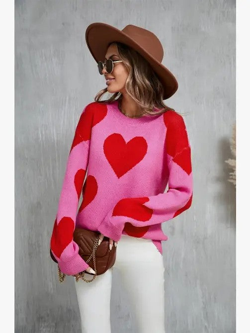 Heart Knit Sweater