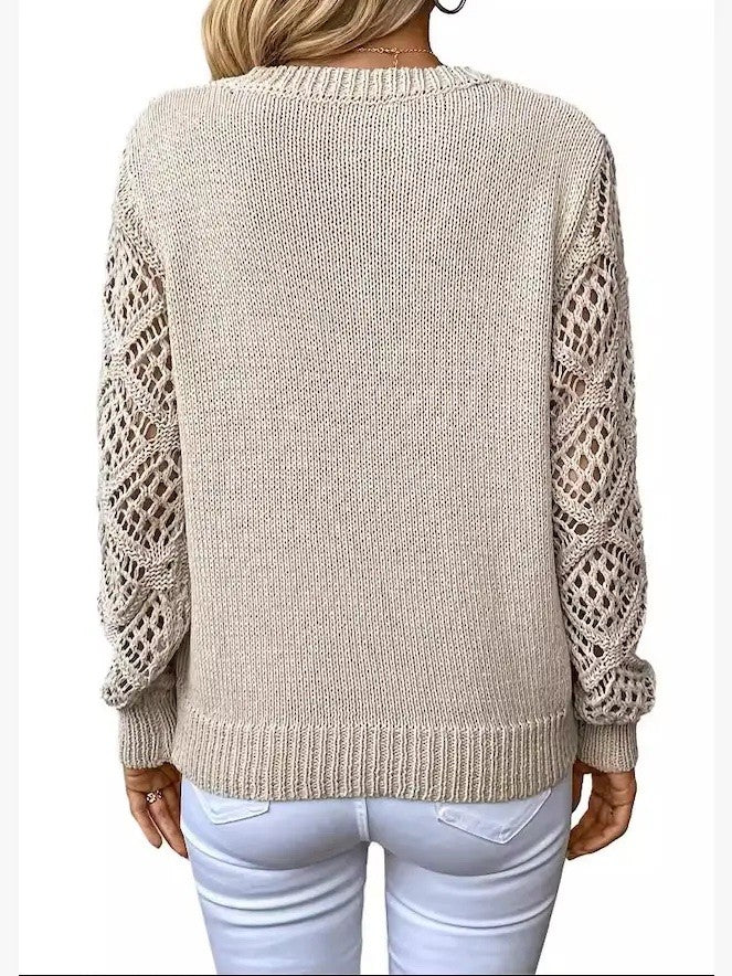 V-neck Knit Sweater